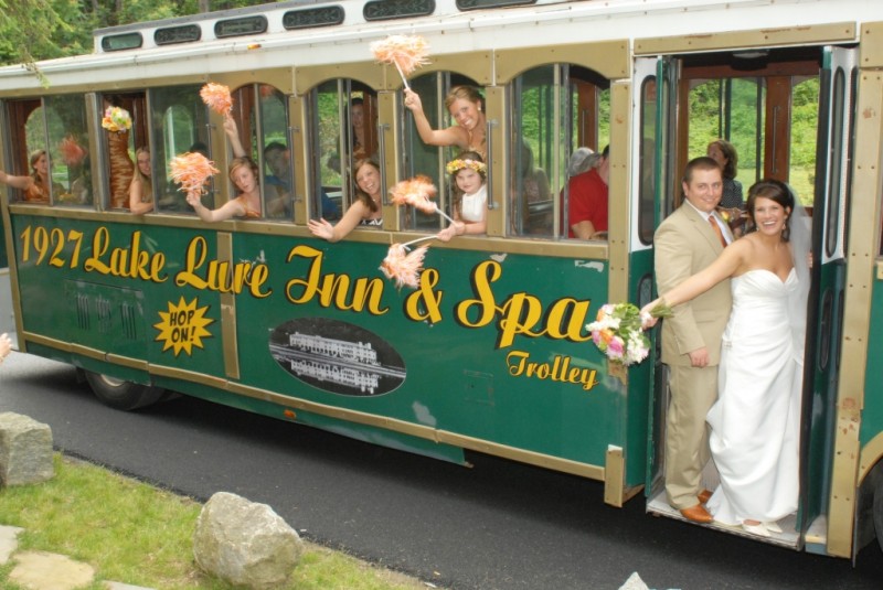 Bridal Party Trolley Ride